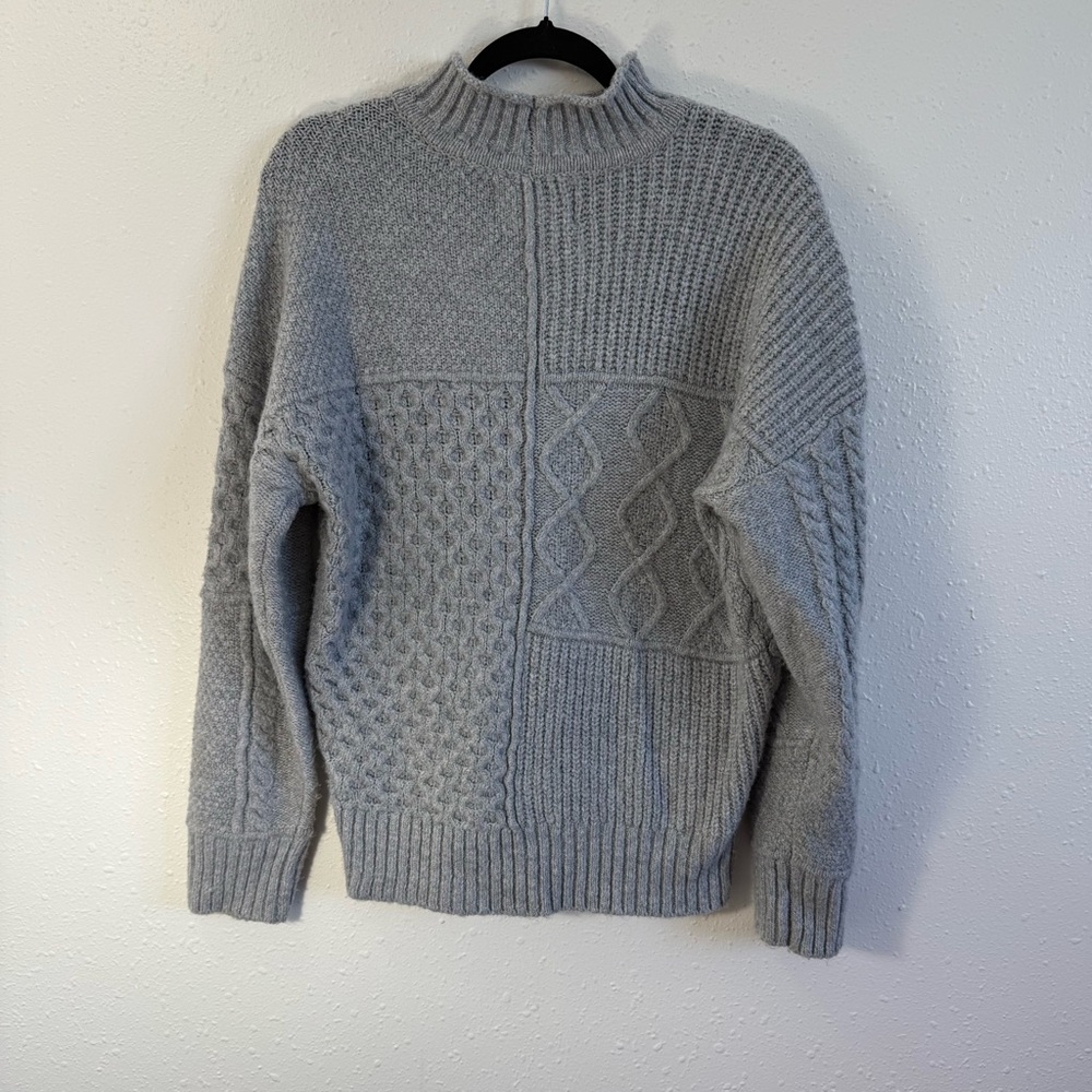 American Eagle‎ Outfitters Gray Cowl Neck Sweater - Picture 2 of 6